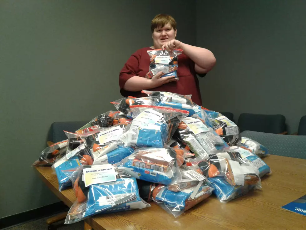 Superior Senior Organizes Socks & Foot Care Packages For Homeless